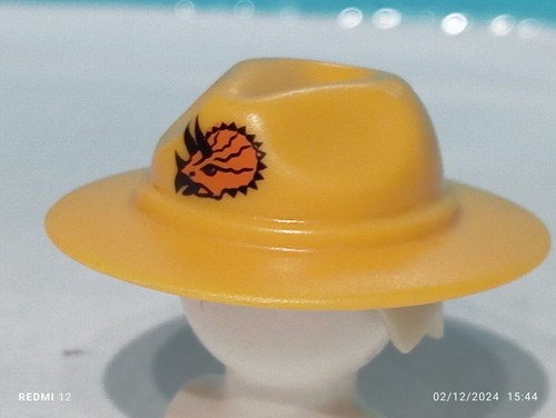 Playmobil chapeau orange garde - chapeau,