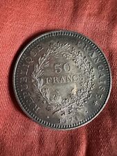 Pièce de 50 francs en argent