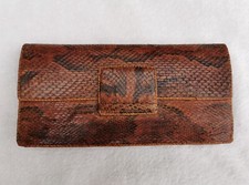 Pochette en cuir de Python vintage