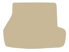 Beige Tapis de coffre velour