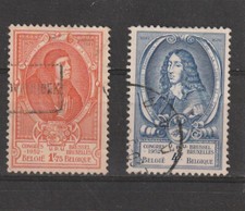 BELGIQUE 2 TIMBRES STAMPS