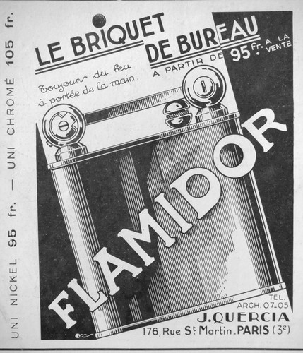 Publicité 1935 flamidor - publicitÉ,