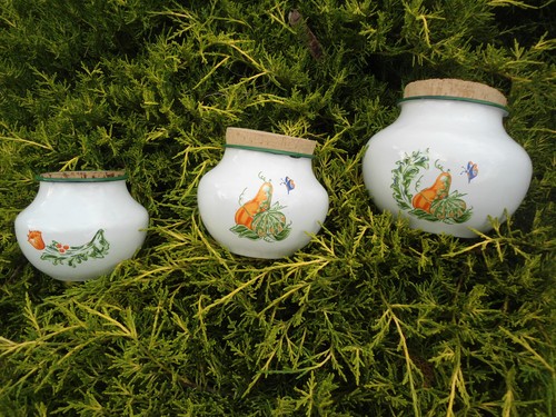 Serie pots emailles - de,