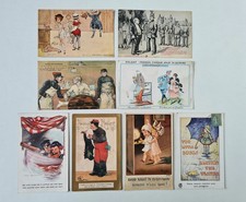 9 anciennes cpa cartes