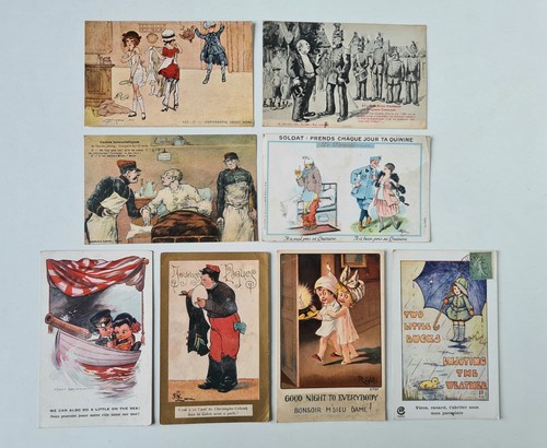 Old postcards - old,