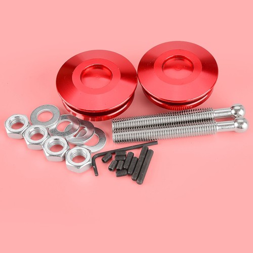 Car red hood pins lock - car,