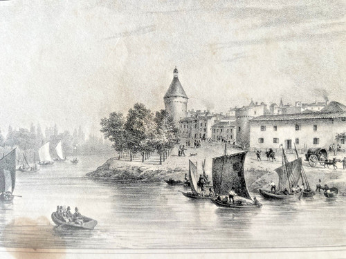 Lithographie ancienne - ,