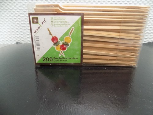Brochettes bambou 15cm - 15cm, 3