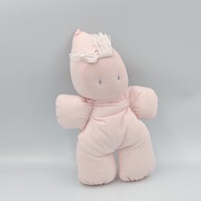 Doudou poupée lutin rose