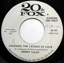 Johnny Valan 45 Learning The