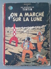 Les aventures de Tintin 1954 ON A MARCHE SUR LA LUNE B11 Danel n°474
