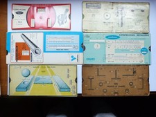 LOT DE 6 ABAQUES - REGLETTES