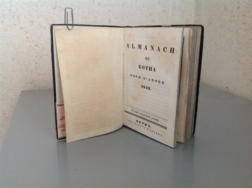 Almanach gotha 1843 - almanach, gotha 