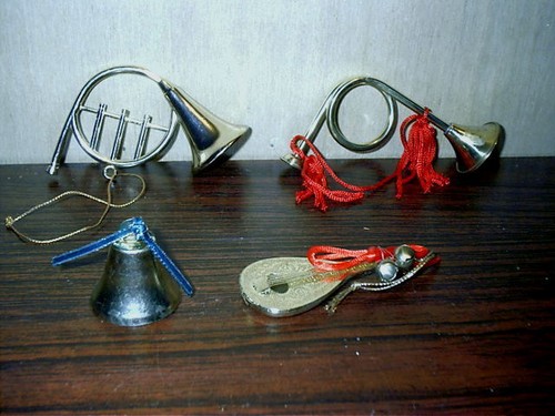 Vintage brass ornaments - 4,