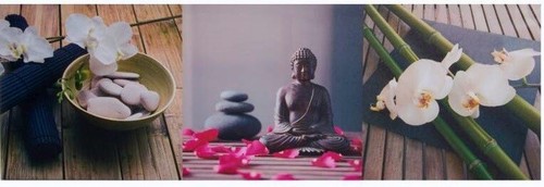 Cadre toile tableau zen