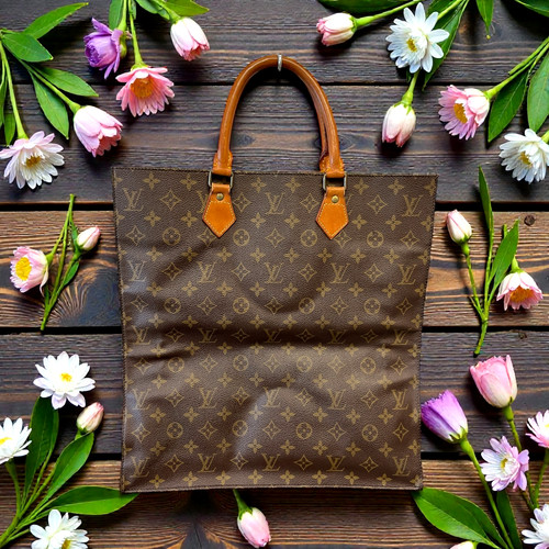 Vtg louis vuitton monogram sac - vuitton,
