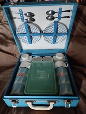 Valise Pique Nique Thé Marque Anglaise  BREXTON Vintage 1950 / 1960