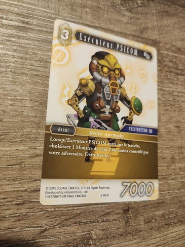 Final fantasy trading card