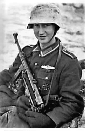 Ww2 soldat allemand avec - avec, un