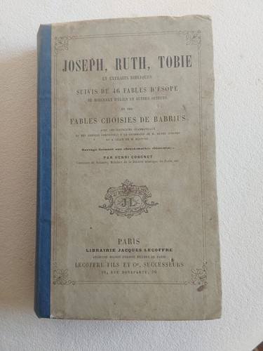 Joseph ruth tobie fables - joseph,,