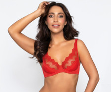 Soutien-gorge sexy PARIPARI SOPHIA SOFT Rouge - Sur Commande