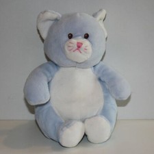 Doudou Chat Gipsy - Bleu blanc