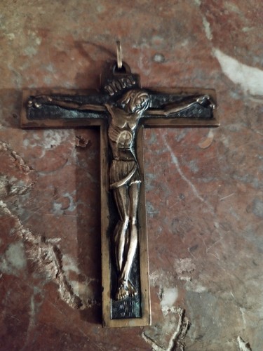 Croix pendentif art déco - art, en