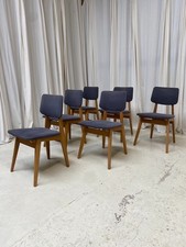 6 chaises René Jean Caillette édition Charron 1960 vintage