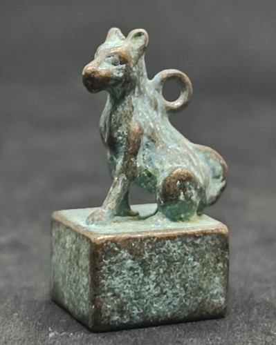 Ancien sceau bronze loup - ancien, de