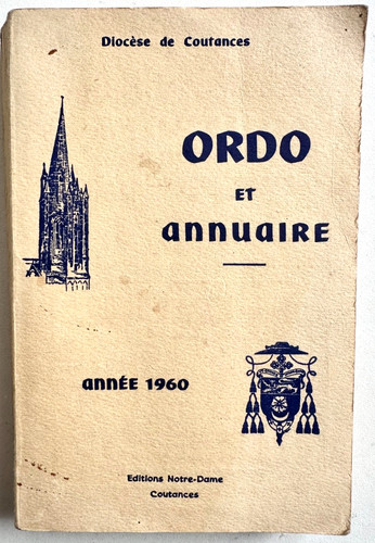 Diocèse coutances ordo - diocèse, :