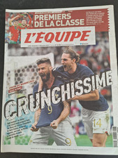 L'équipe n°24956 11/12/2022 FRANCE ANGLETERRE 2-1 Coupe du monde 2022