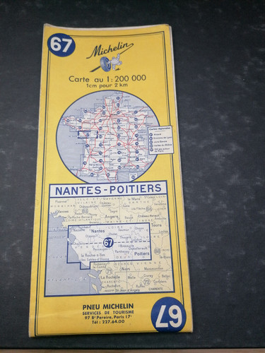 Ancienne carte routière - carte,
