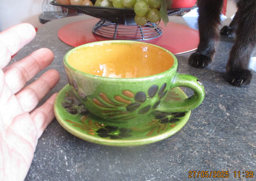 Jolie ancienne tasse - tasse, &