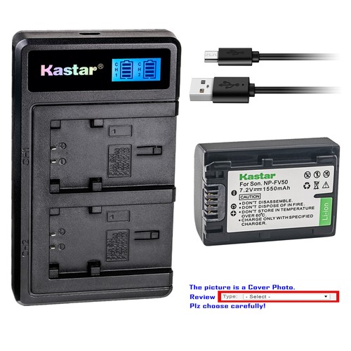 Kastar battery lcd dual - lcd,