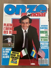 MAGAZINE FOOTBALL ONZE MONDIAL Numéro 3 Avril 1989 – Michel PLATINI - Allofs