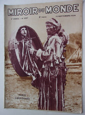 " Le Miroir du Monde " n°237 de 1934: Tribus Sibériennes-New York-Saint Emilion