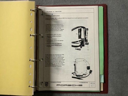 Document officiel porsche 928 - document,