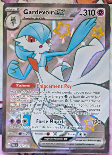 Carte pokémon gardevoir - gardevoir, ex