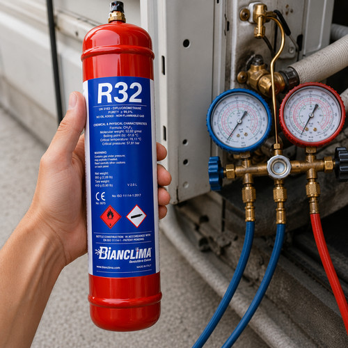 Bouteille gaz réfrigérant - gaz,