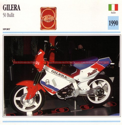 Gilera bullit 1990 fiche - 1990, :