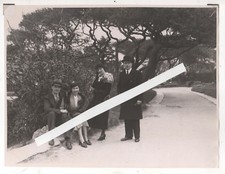 PHOTO EPOQUE 1937 PROMENADE JARDIN DE LA COLONNE JARDIN PIERRE PUGET MARSEILLE