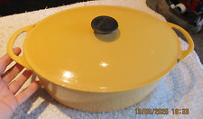 Ancien Faitout Fonte Emaillée Ancienne Cocotte  Le Creuset Cousance 32 D1