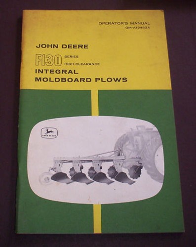 John deere f130 moldboard - john,