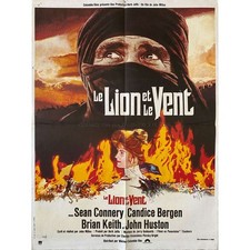 THE WIND AND THE LION French Movie Poster  - 23x32 in. - 1975 - John Milius, Sea