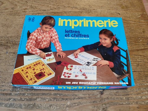 Jeu vintage imprimerie - vintage,