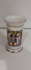 Beau vase égyptien en porcelaine fine Sheeni mesurant 14,3 cm de hauteur - TBE