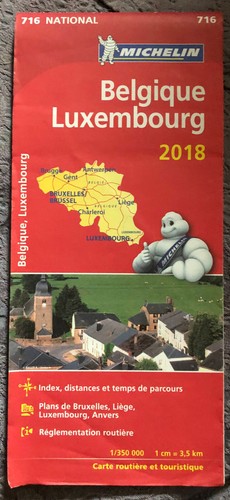 Carte michelin 716 belgique - 716,