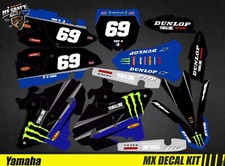 Kit Déco Moto pour / Mx Decal Kit for Yamaha YZ 125-250 - Réplica D. FERRANDIS