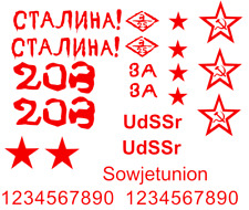 RC Panzer 1/16 Decals