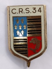 Insigne   De La CRS 34 fabricant Drago 